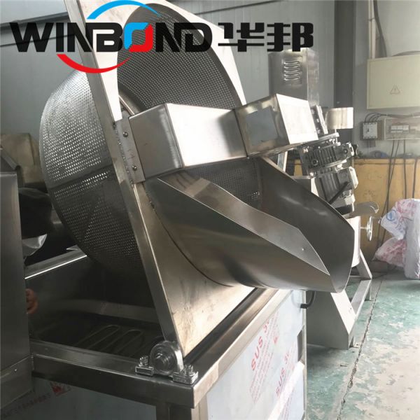 自動控溫油炸機，電加熱花生油炸機