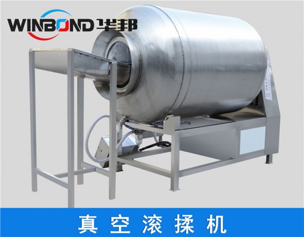 全自動變頻真空滾揉機，豬肉不銹鋼真空滾揉機